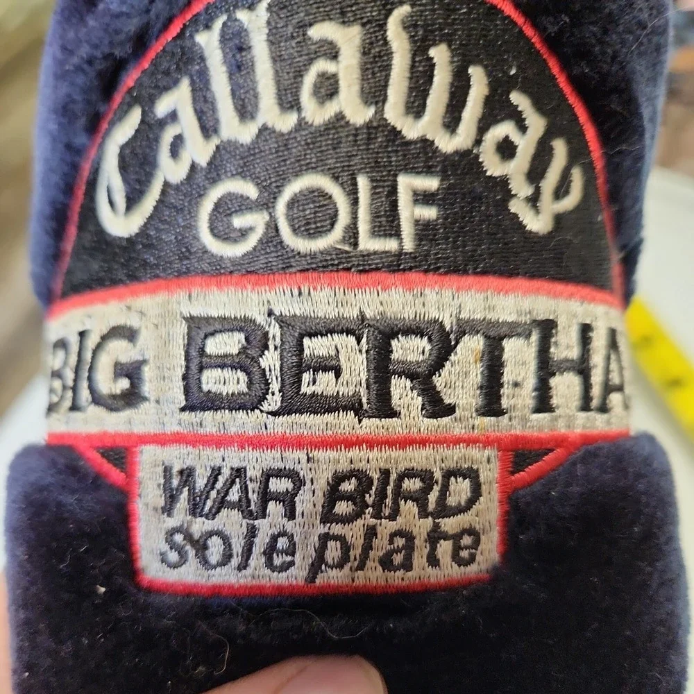 Callaway Golf Big‎ Bertha War Bird Sole Plate 1~ Head Cover Knit Sock Black/Red